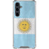 Argentina Flag Distressed Galaxy S23 FE Clear Case